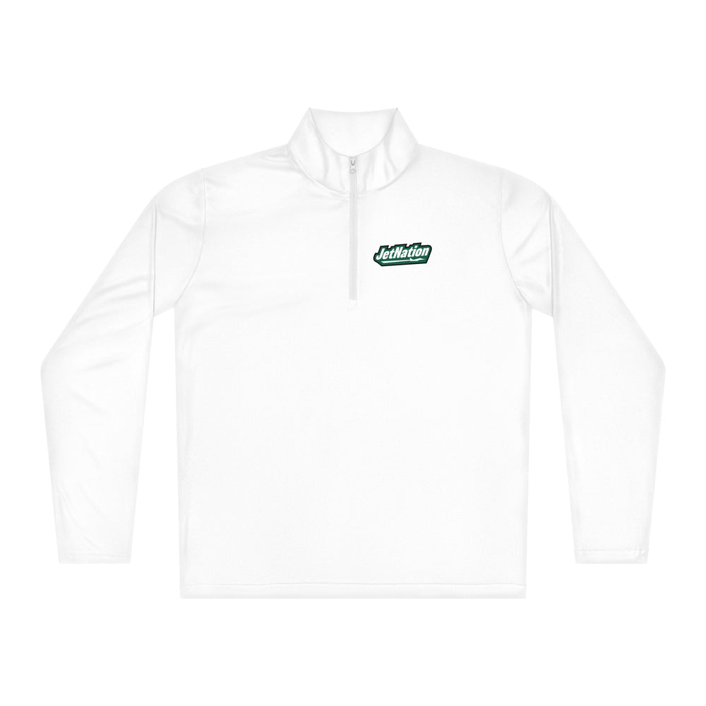 Lightweight quarter-zip pullover (White)